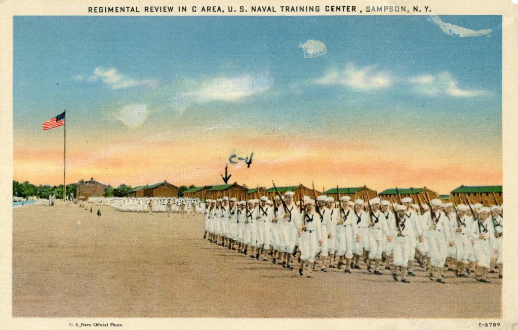 Ralph DeShon Sawyer Jr. was stationed at the Naval Training Center in Sampson, New York.